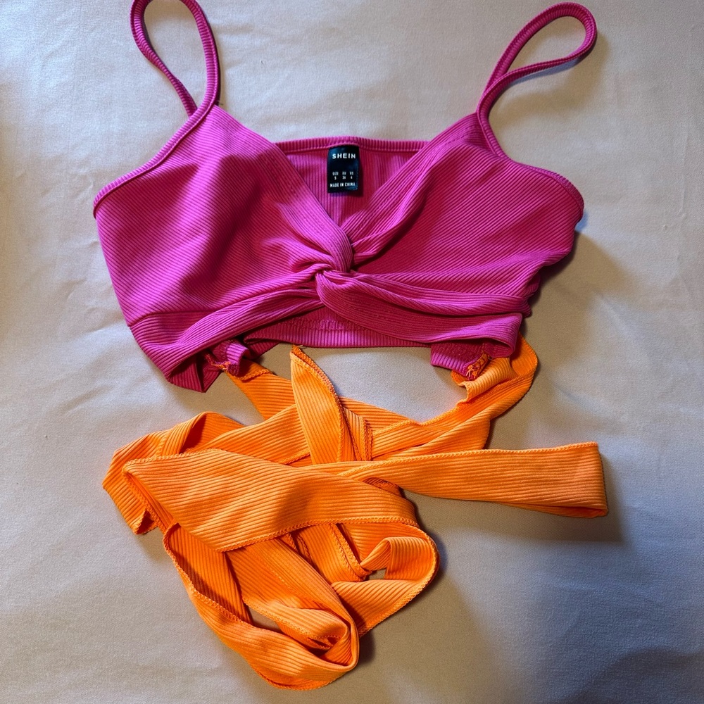 Cropped tie top